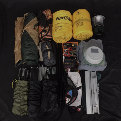 Coleman CPX6 LEDランタン 他 Desart Fox チェア : Naturehike スリーピングパッド 等 キャンプ用品 まとめ